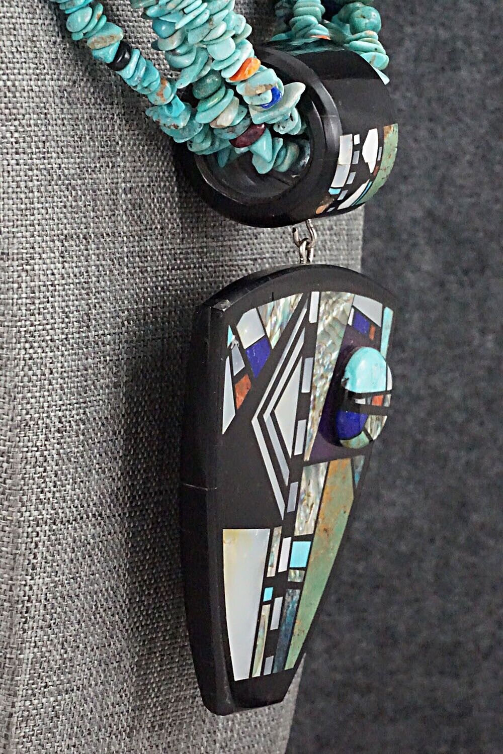 Multi-Stone & Sterling Silver Necklace - Chris Nieto
