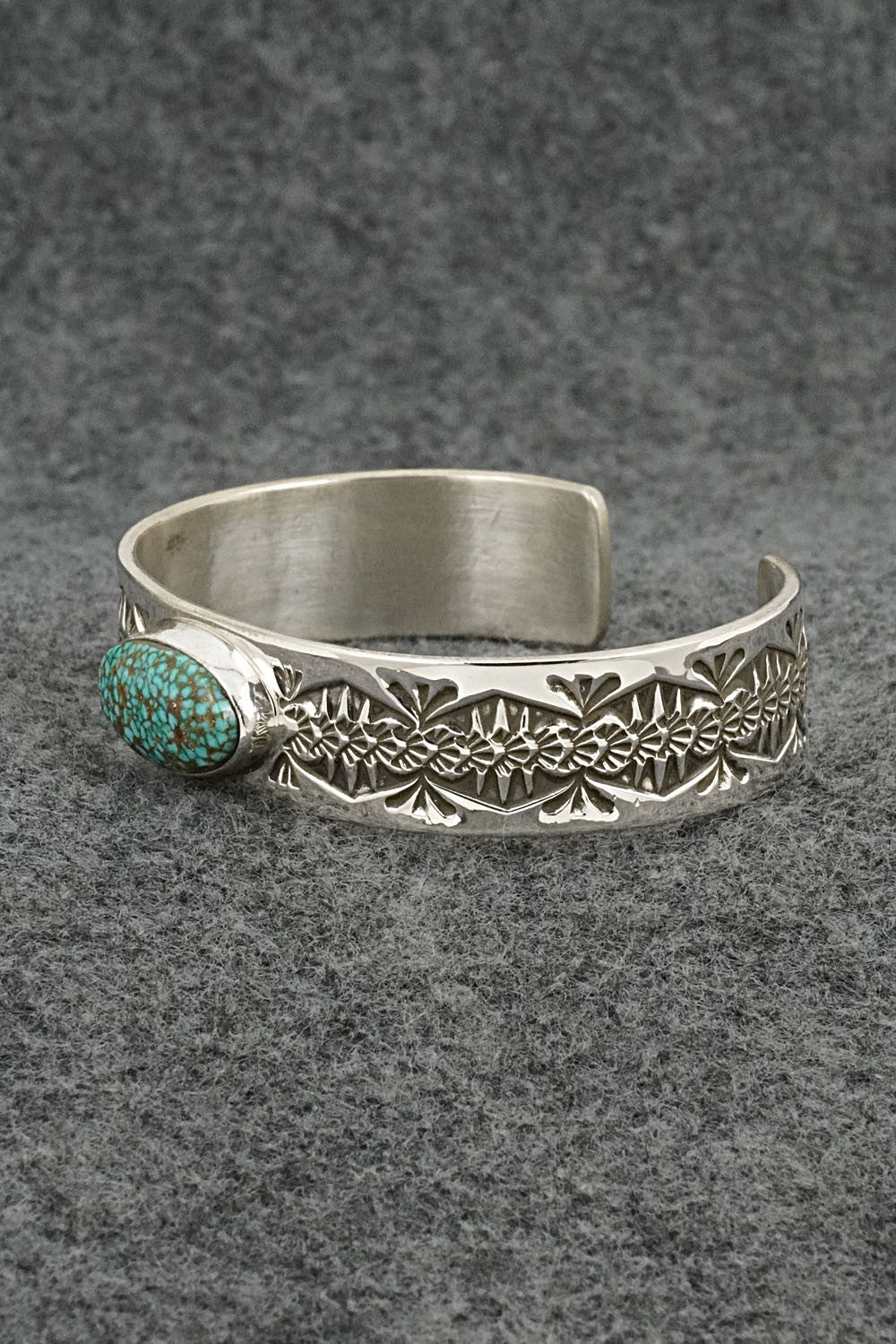 Turquoise & Sterling Silver Bracelet - Arnold Blackgoat