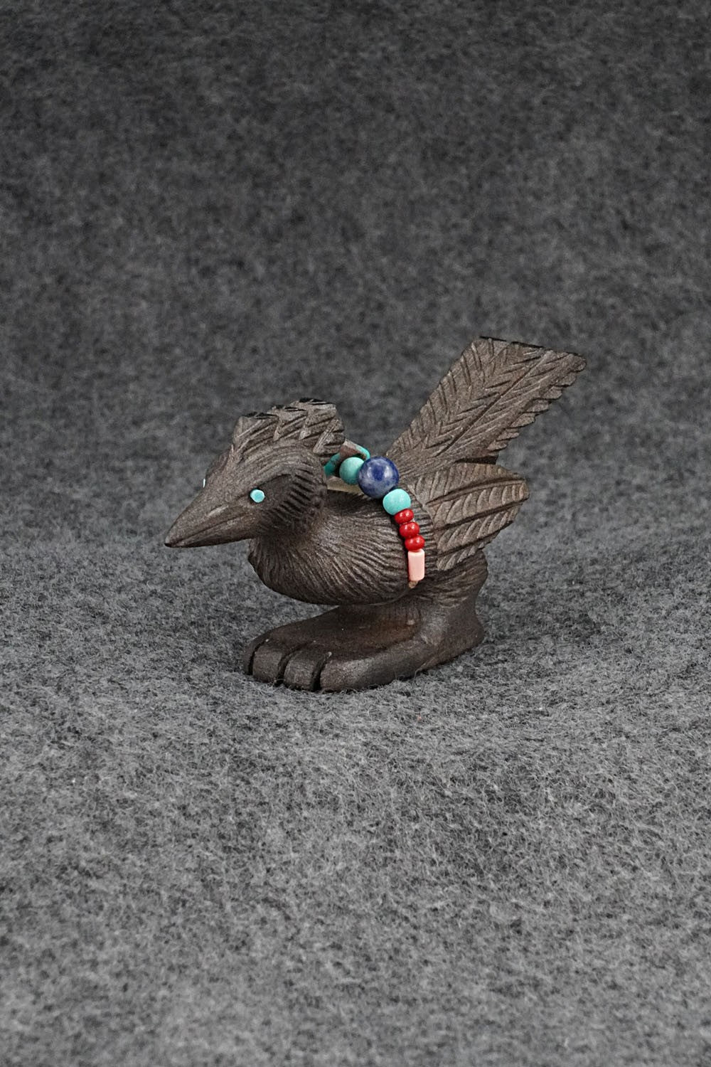 Roadrunner Zuni Fetish Carving - Douglas Martza