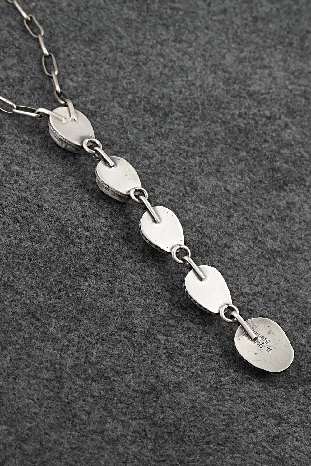 Turquoise & Sterling Silver Necklace - Bobby Johnson