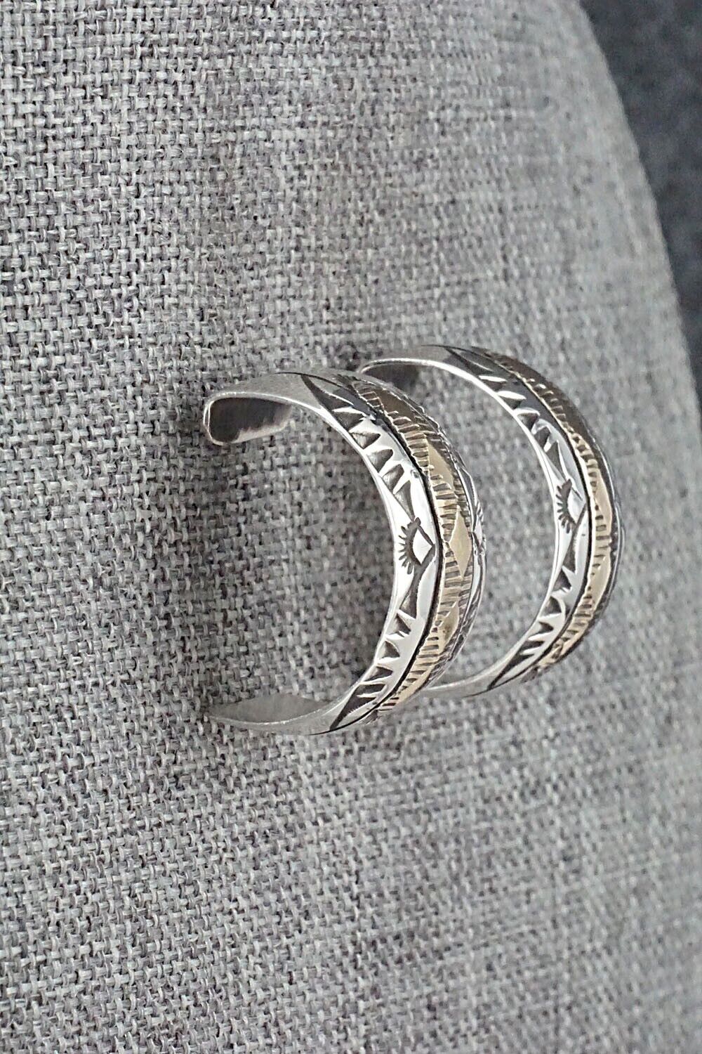 Sterling Silver & Gold Fill Hoop Earrings - Bruce Morgan