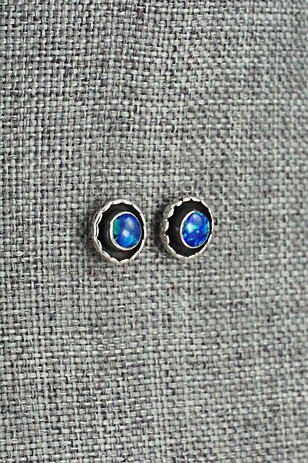 Opalite & Sterling Silver Earrings - Carina Leekity