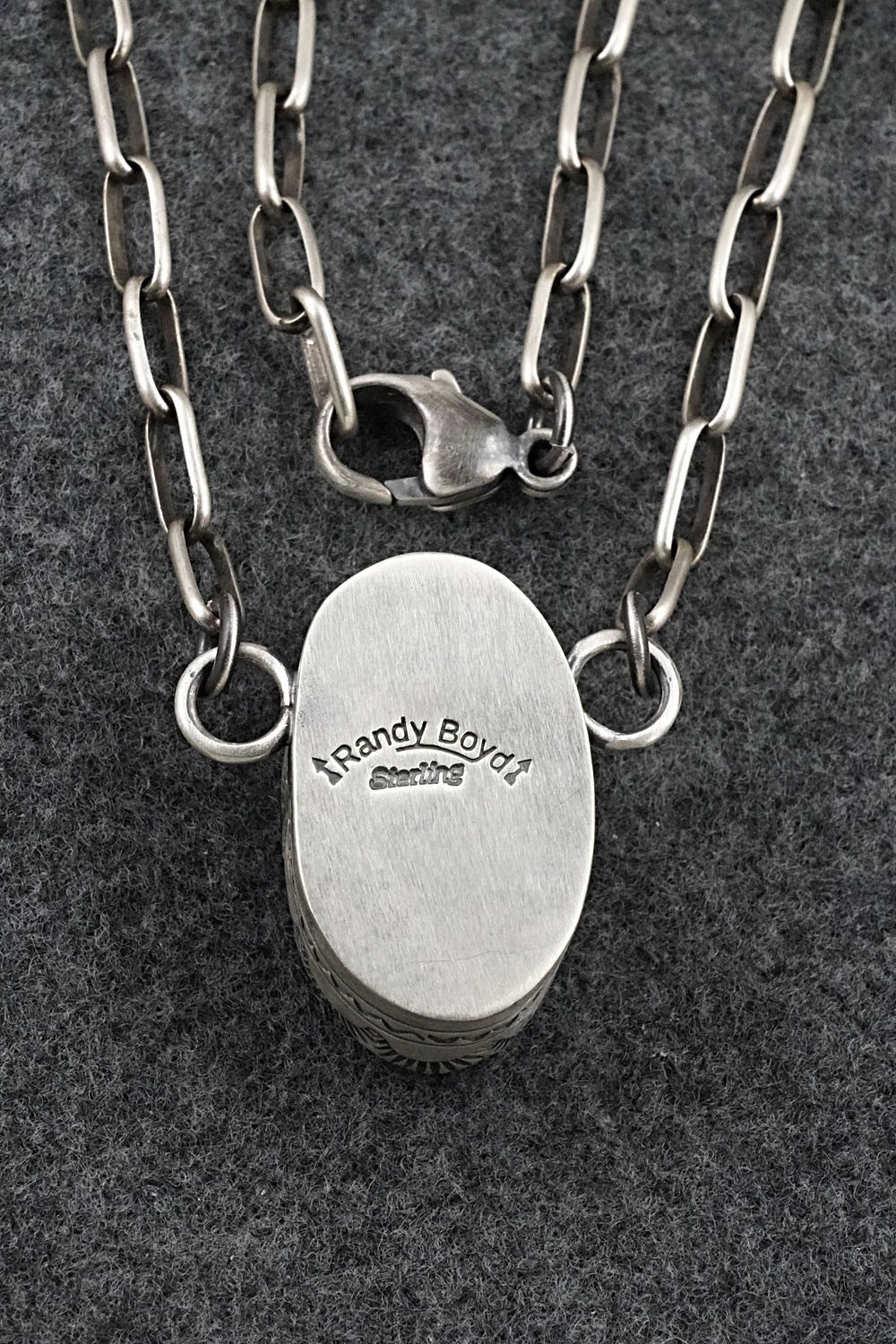 Turquoise & Sterling Silver Necklace - Randy Boyd