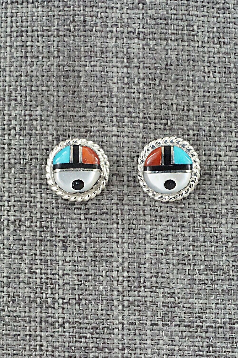 Multi-Stone & Sterling Silver Earrings - Elvira Kiytite