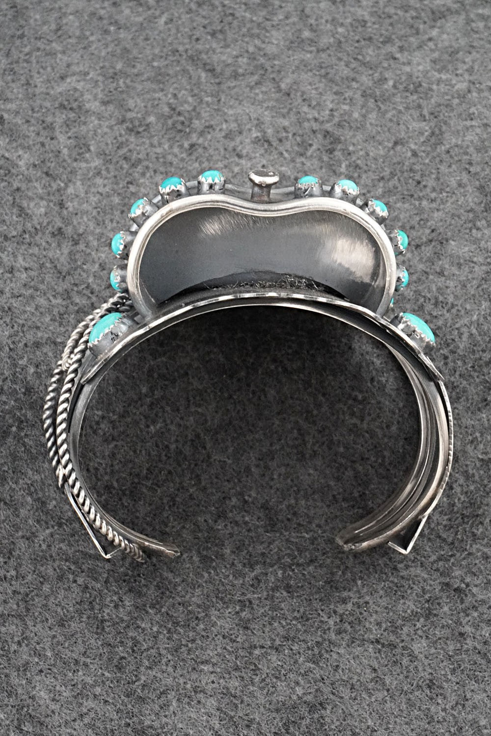 Turquoise & Sterling Silver Bracelet - Tim Yazzie