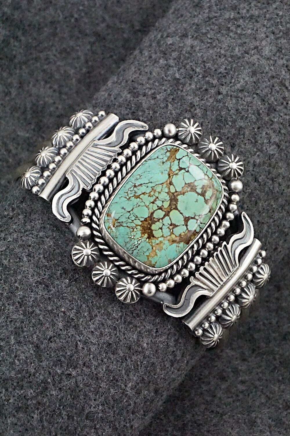 Turquoise & Sterling Silver Bracelet - Michael Calladitto