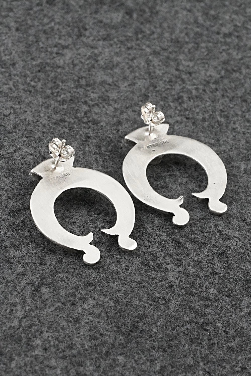 Turquoise & Sterling Silver Earrings - Adrienne Gordon
