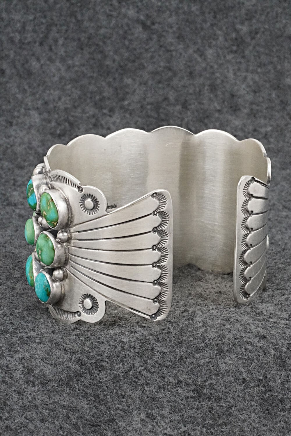 Turquoise & Sterling Silver Bracelet - Tom Lewis