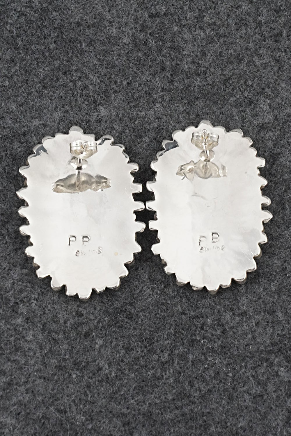 Turquoise & Sterling Silver Earrings - Philena Byjoe