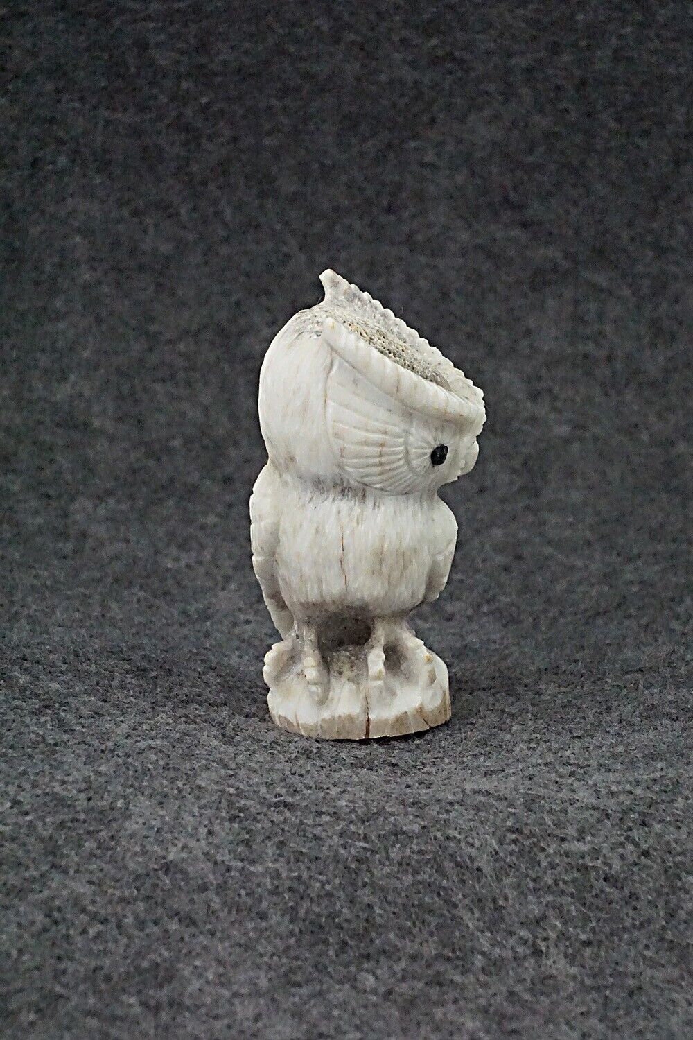 Owl Zuni Fetish Carving - Chris Peina