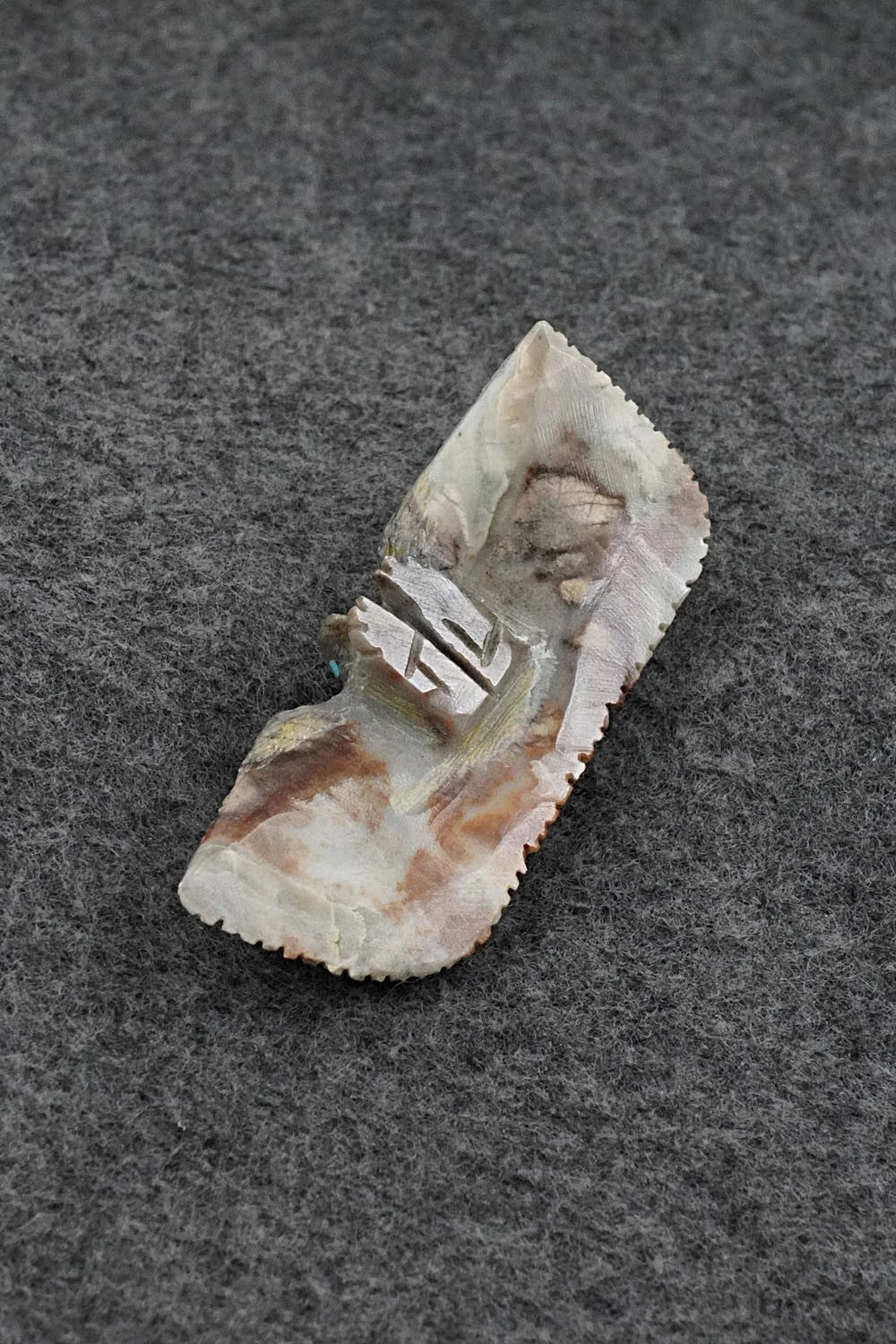 Eagle Zuni Fetish Carving - Todd Lowsayatee