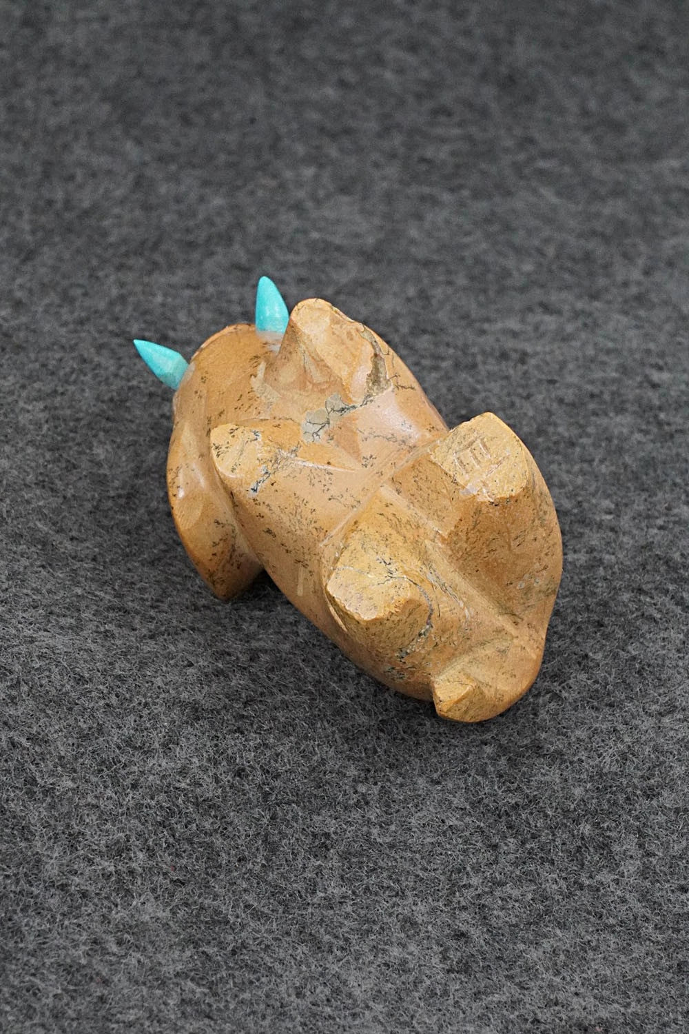 Elephant Zuni Fetish Carving - Enrike Leekya