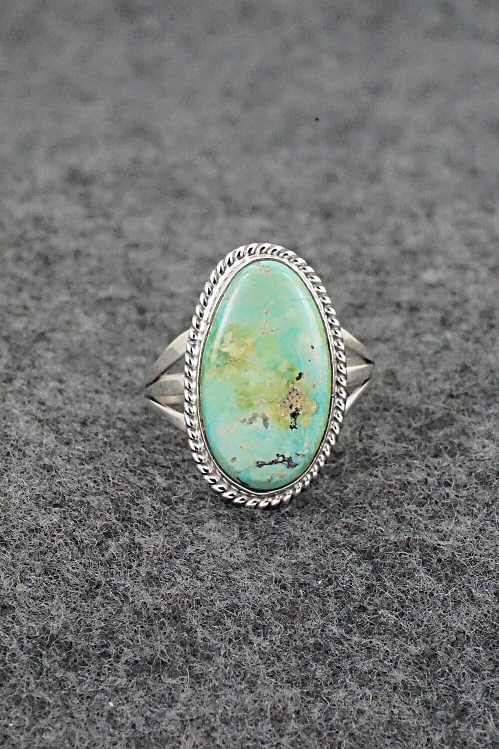 Turquoise & Sterling Silver Ring - Judy Largo - Size 7