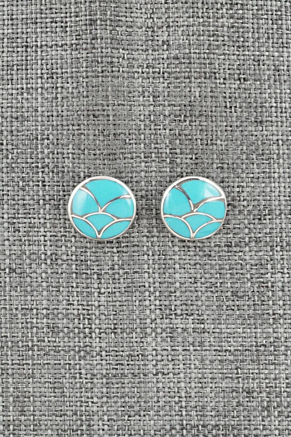 Turquoise & Sterling Silver Earrings - Orena Leekya