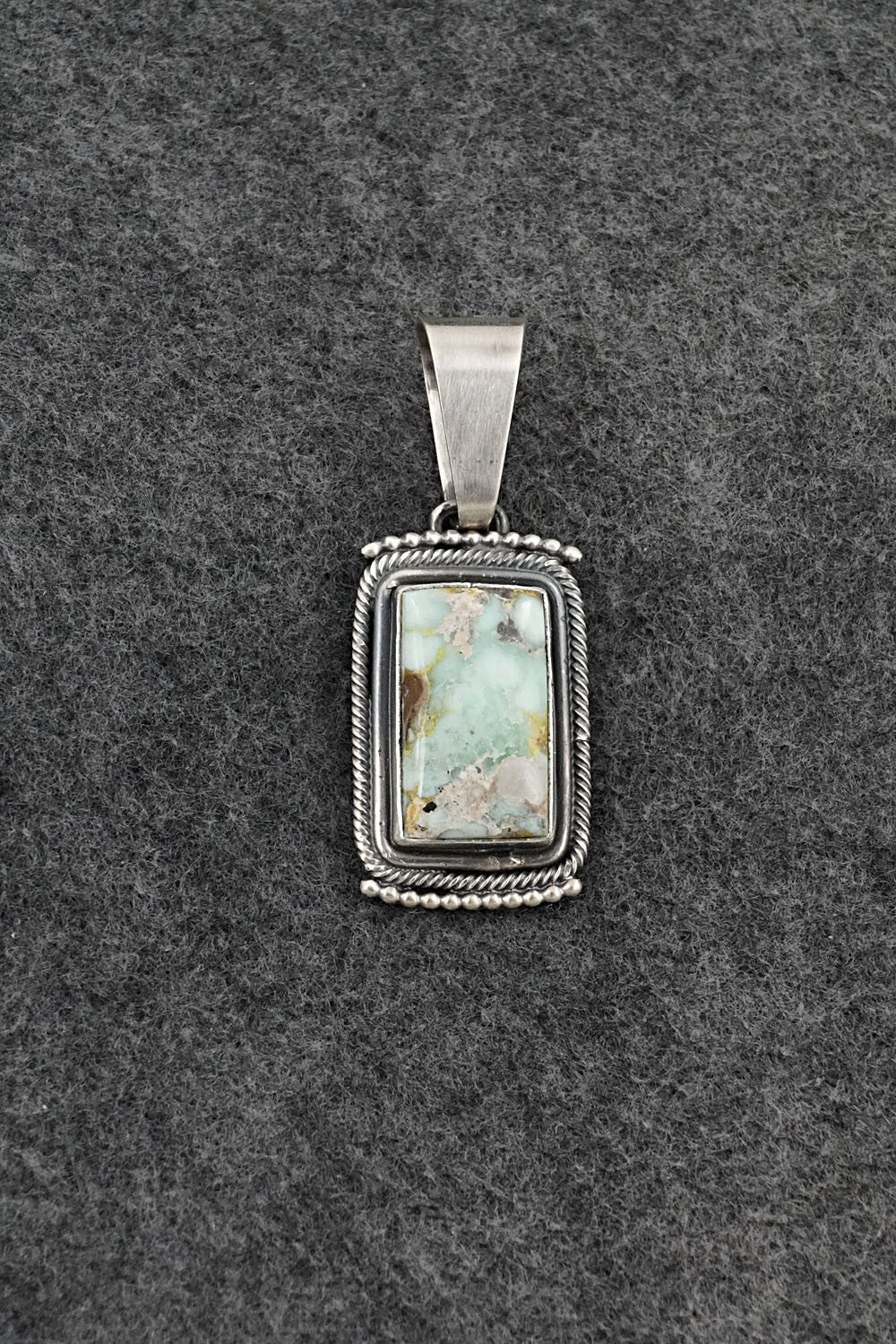 Variscite & Sterling Silver Pendant - Darrin Livingston
