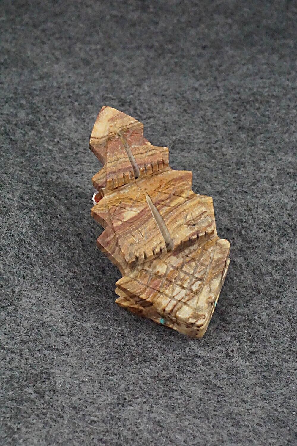 Horned Toad Zuni Fetish Carving - Douglas Martza
