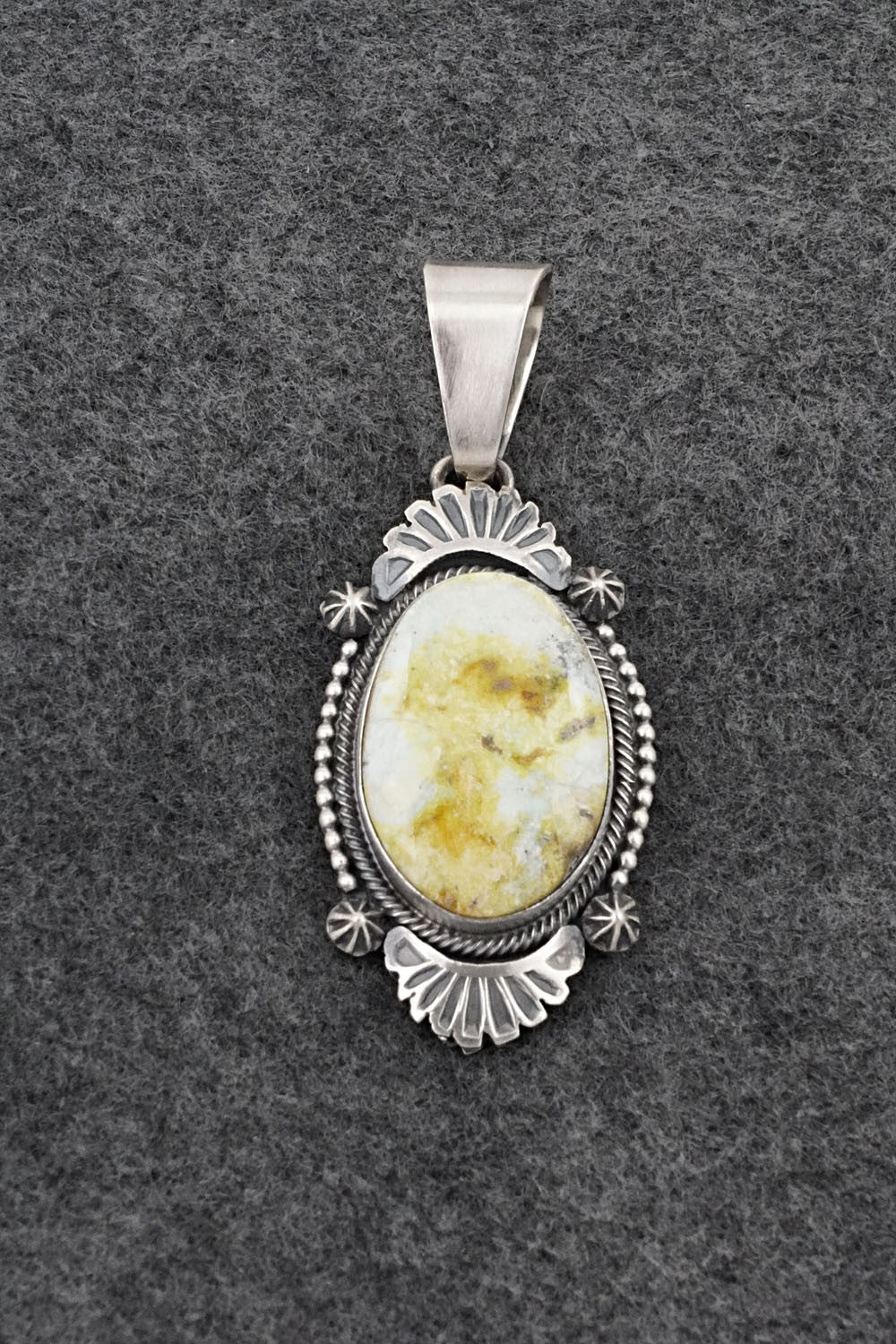 Variscite & Sterling Silver Pendant - Darrin Livingston