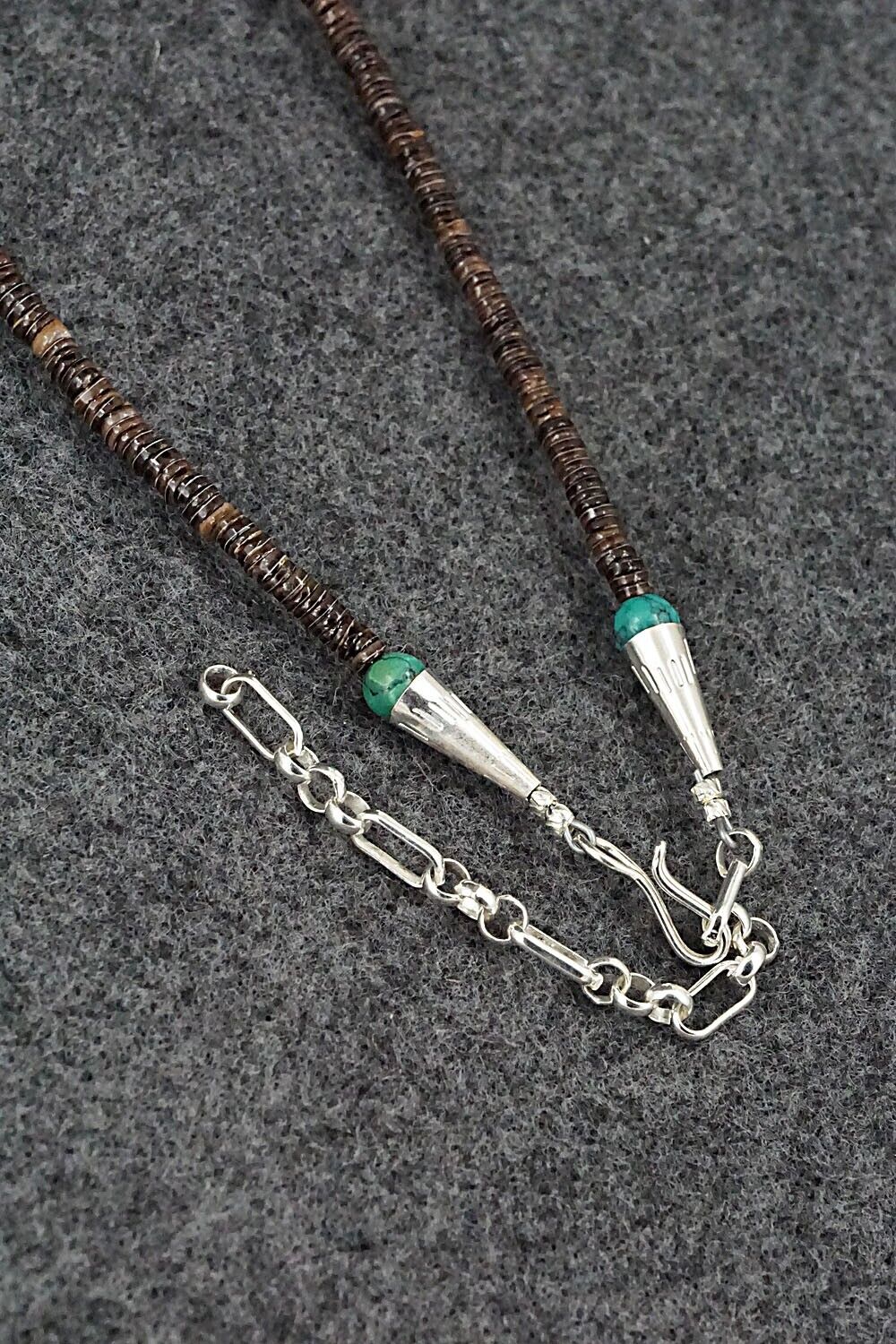 Multi-Stone and Sterling Silver Necklace - Helen Tsosie