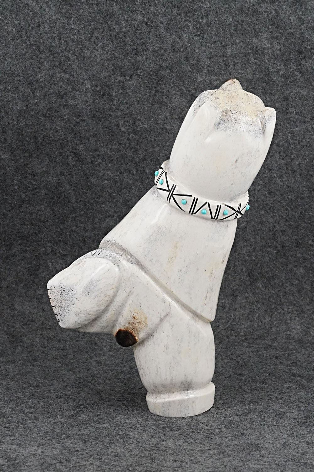 Dancing Bear Zuni Fetish Carving - Claudia Peina