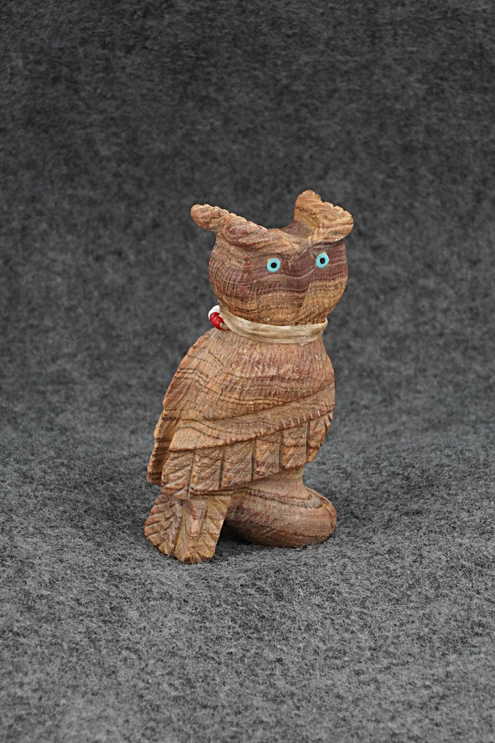 Owl Zuni Fetish Carving - Douglas Martza