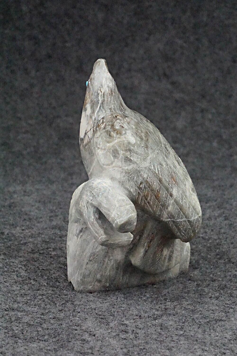 Quail Zuni Fetish Carving - Derrick Kaamasee