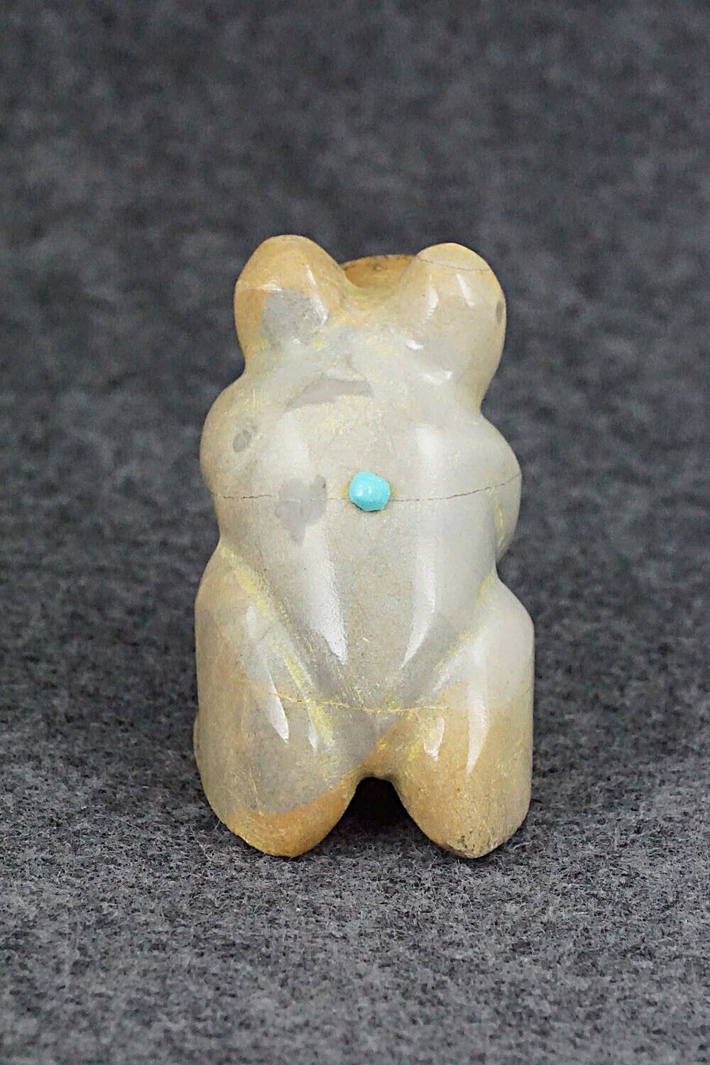 Frog Zuni Fetish Carving - Enrike Leekya