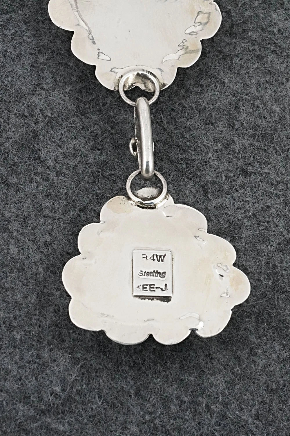 Turquoise & Sterling Silver Necklace - Vernon Johnson