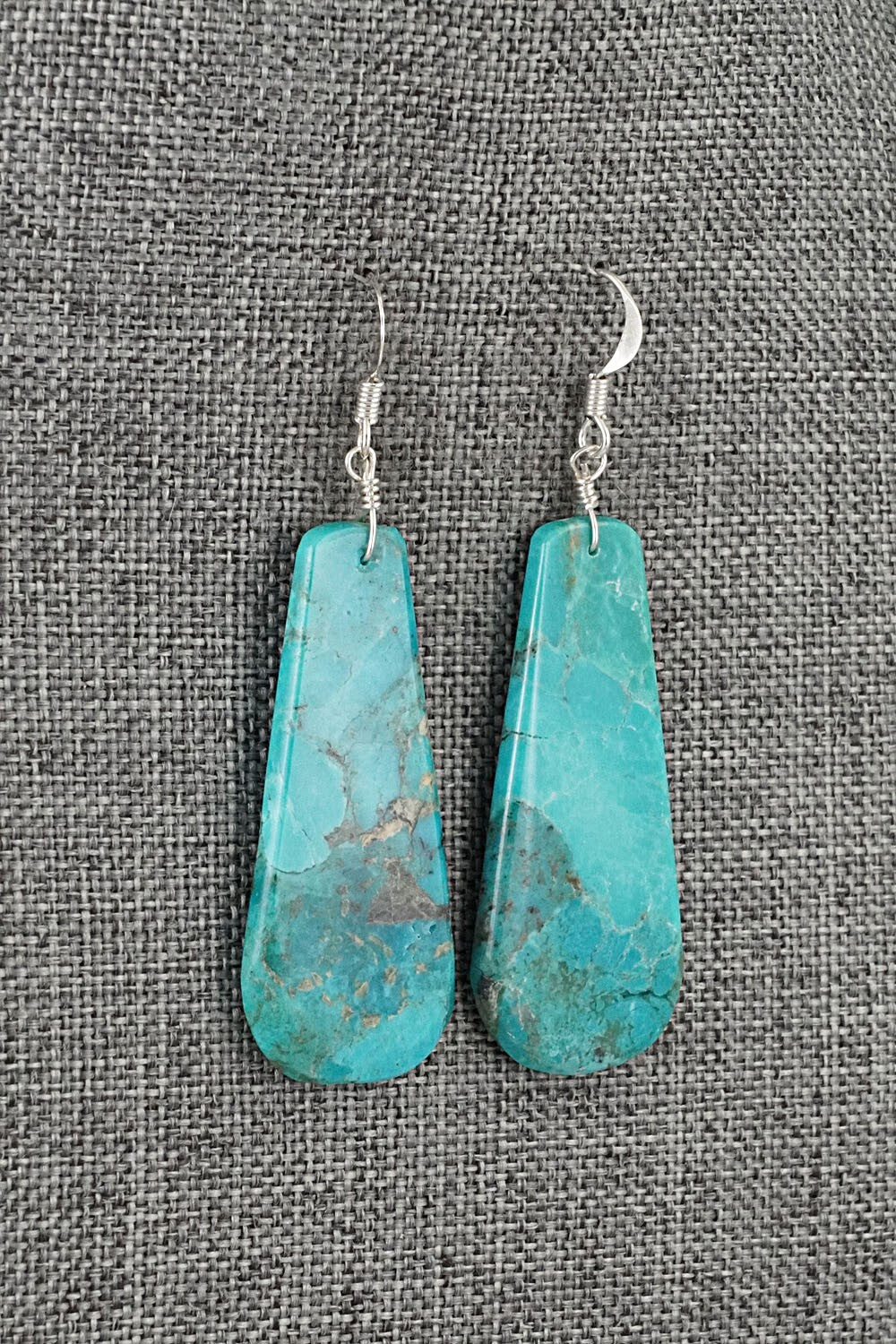 Turquoise & Sterling Silver Earrings - Tammy Nolcot