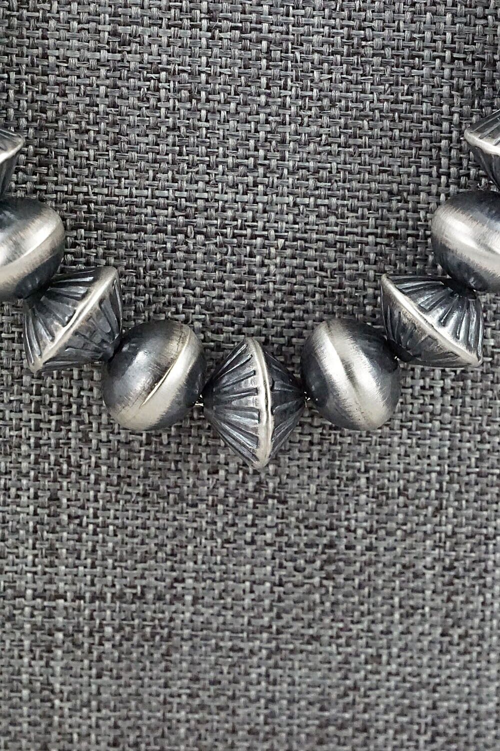 Sterling Silver Navajo Pearl Necklace 20" - Preston Haley
