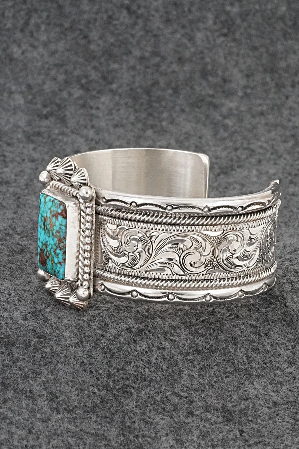 Turquoise & Sterling Silver Bracelet - Michael Calladitto