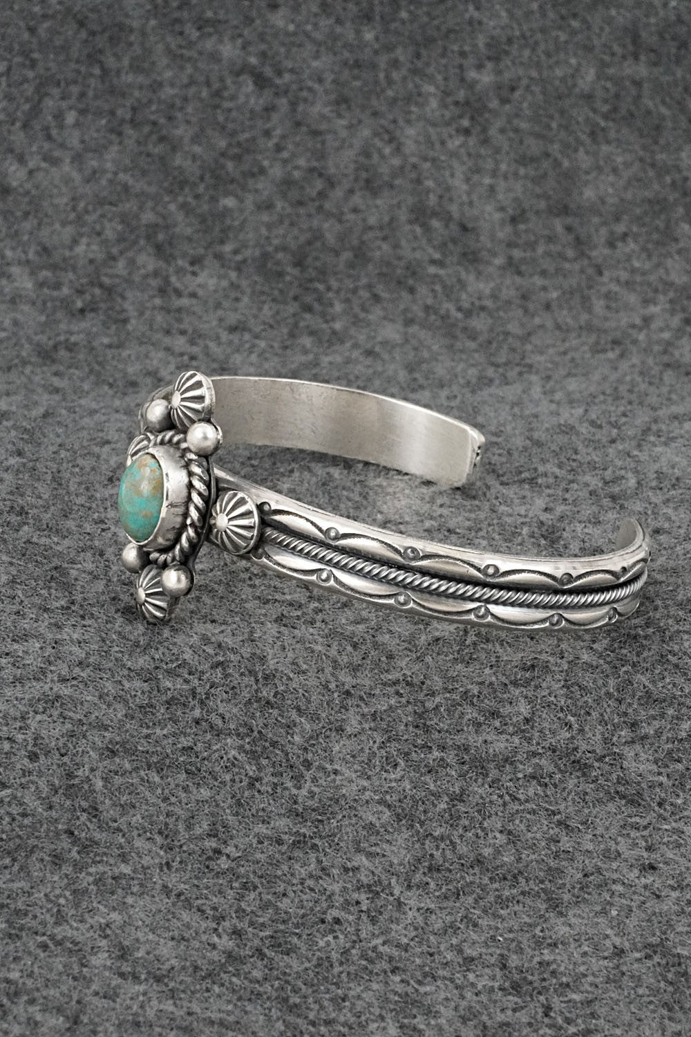 Turquoise & Sterling Silver Bracelet - Michael Calladitto