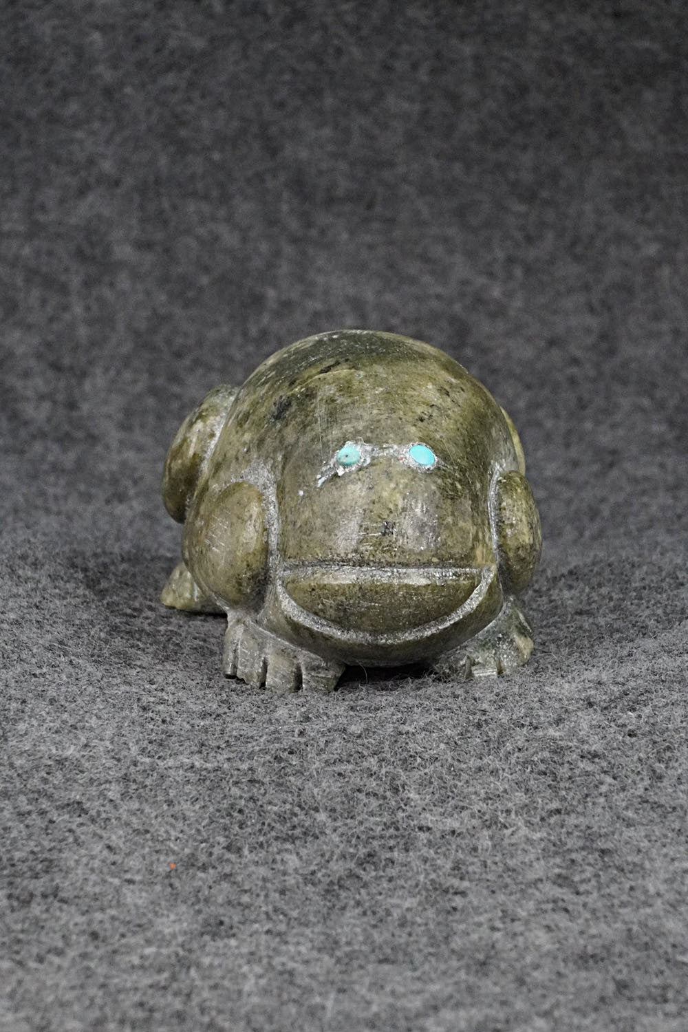 Frog Zuni Fetish Carving - Garrick Weeka