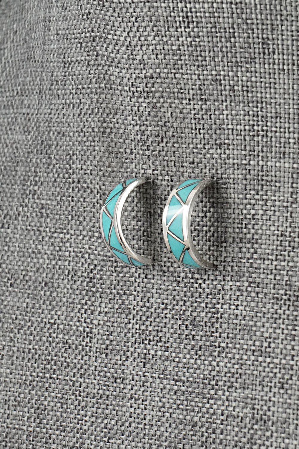 Turquoise & Sterling Silver Earrings - Charlene Sice