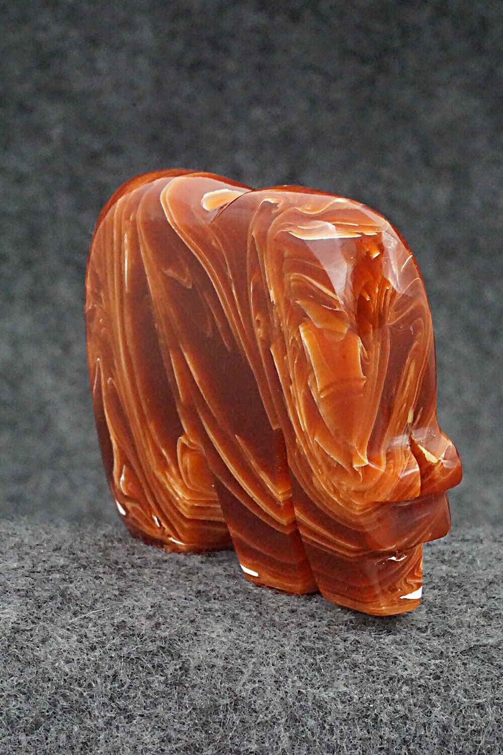 Bear Zuni Fetish Carving - Bernard Laiwakete