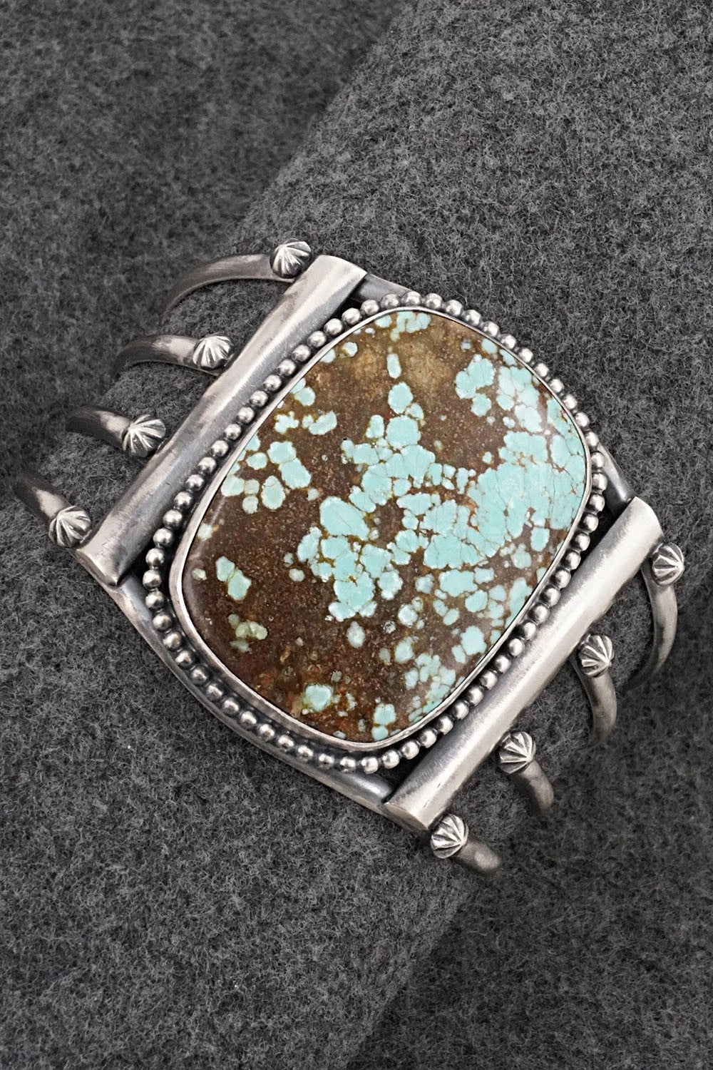Turquoise & Sterling Silver Bracelet - Mark Yazzie