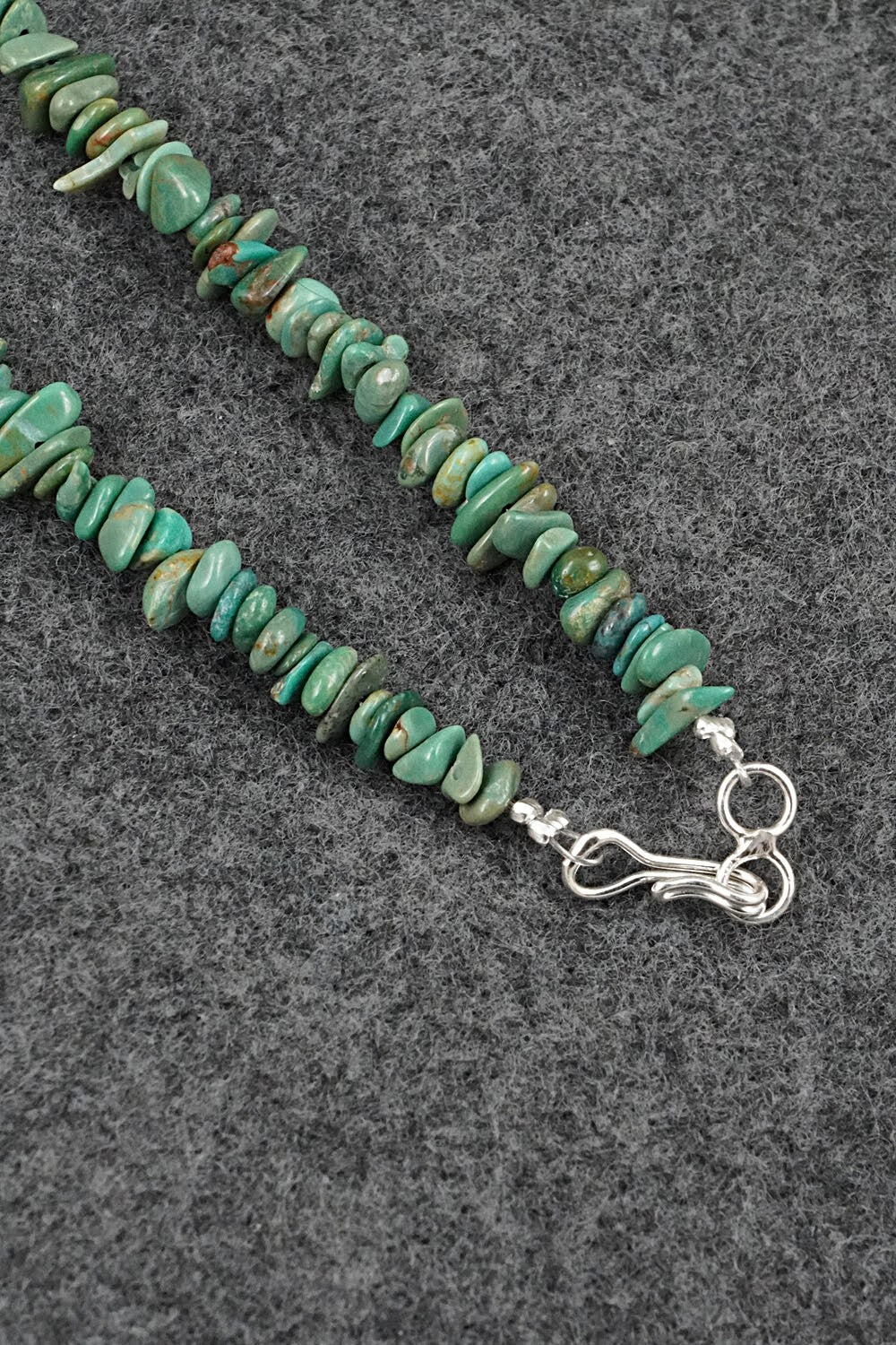 Turquoise & Sterling Silver Necklace 18" - Louise Joe