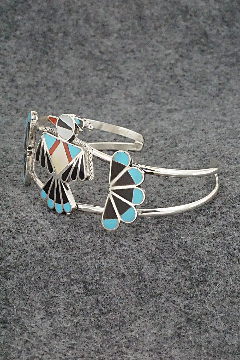 Multi-Stone & Sterling Silver Bracelet - Adrian Wallace