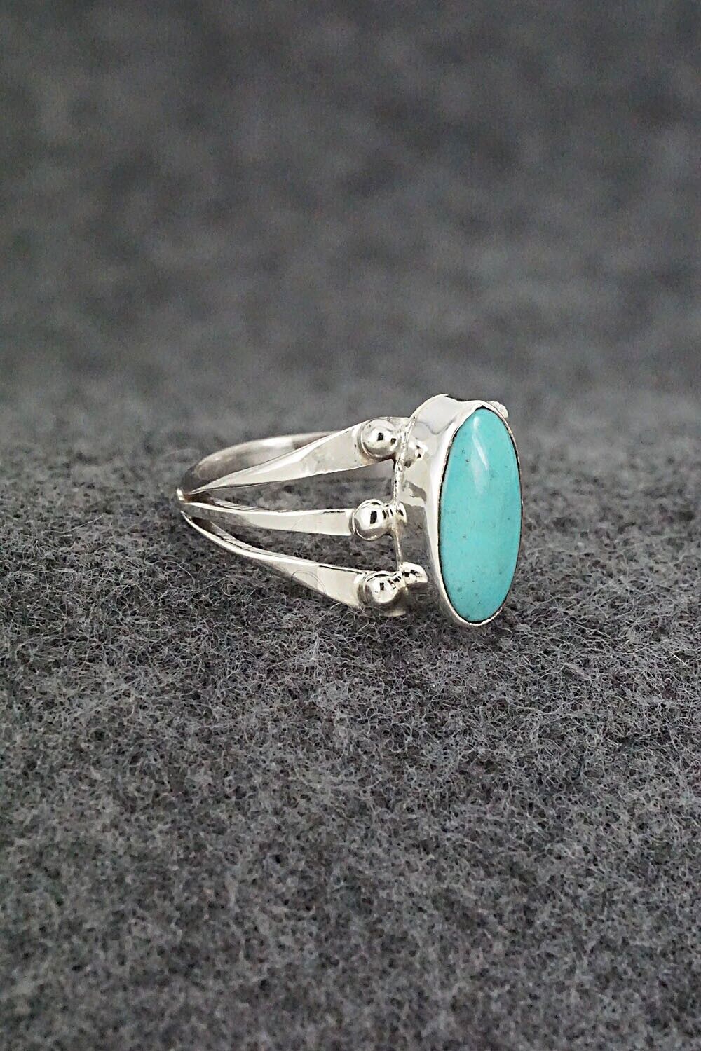 Turquoise & Sterling Silver Ring - Paige Gordon - Size 6