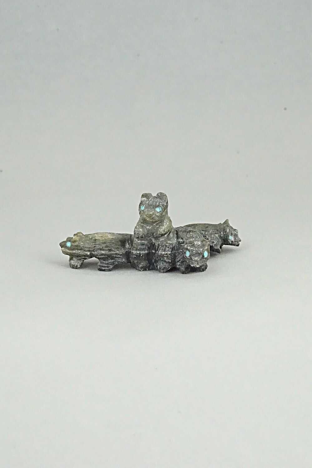 Chipmunks Zuni Fetish Carving - Lindsey Cheama