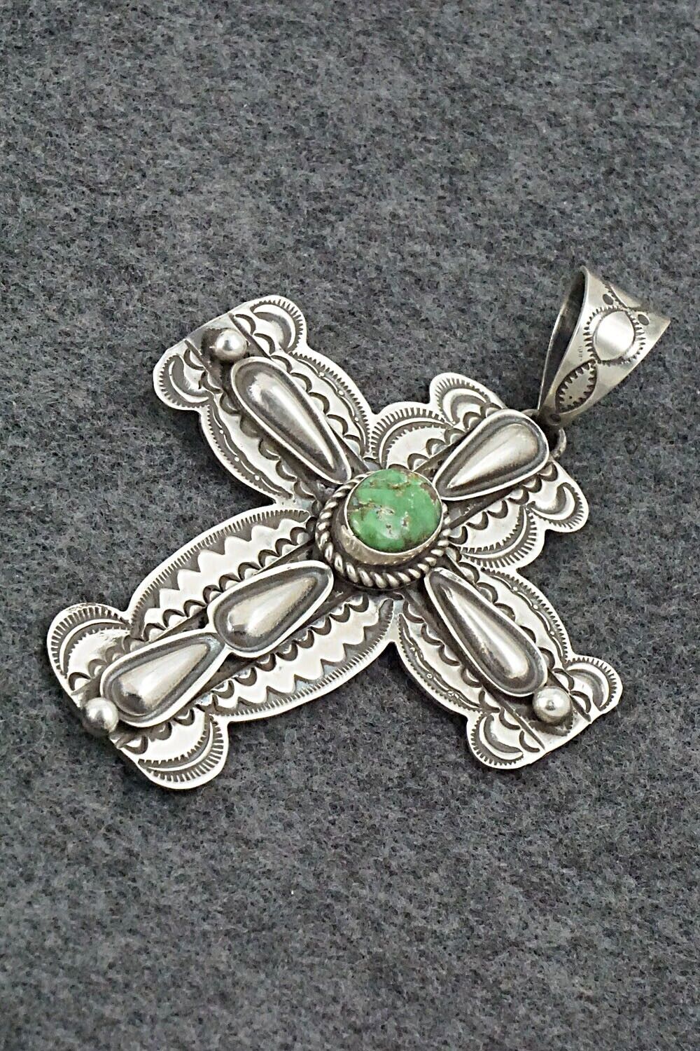 Turquoise & Sterling Silver Pendant - Alex Sanchez