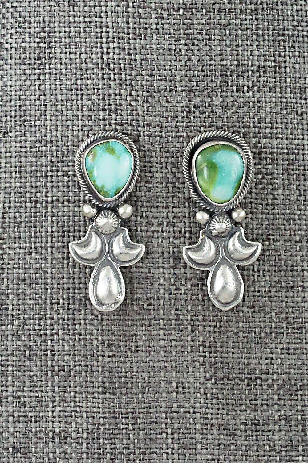 Turquoise & Sterling Silver Squash Blossom Set - Paige Gordon