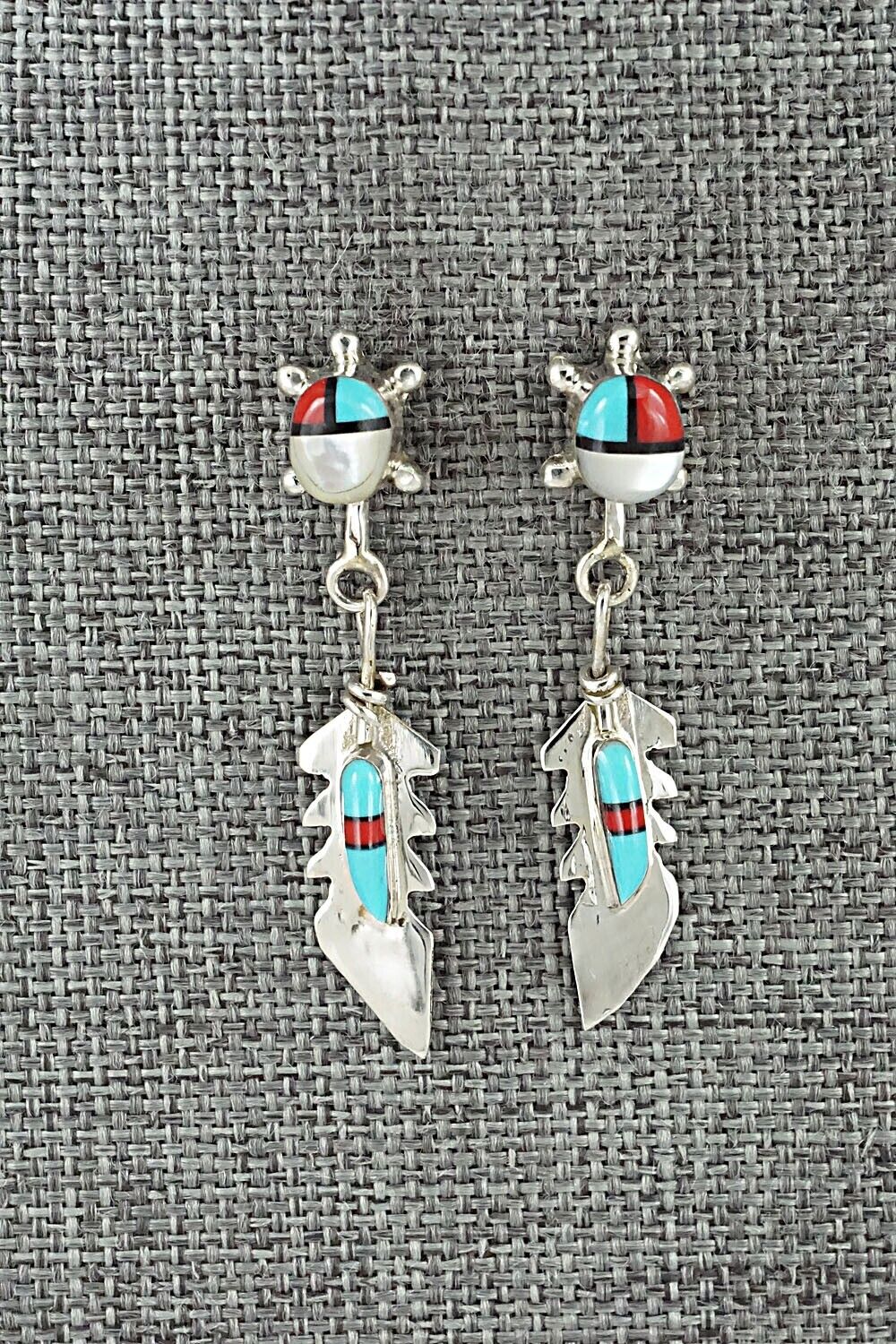 Multi Stone & Sterling Silver Earrings - Maggie Bedah
