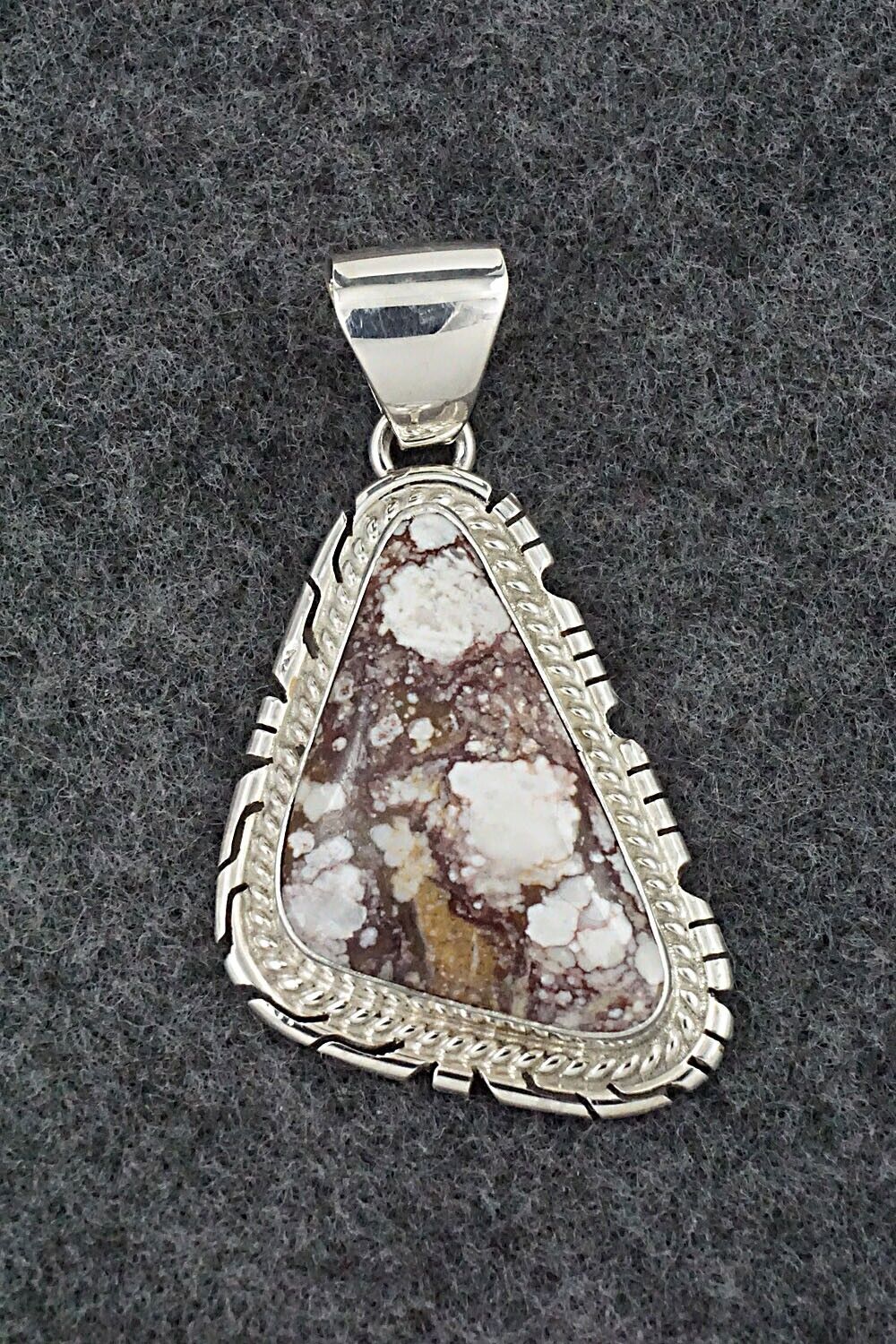 Wild Horse & Sterling Silver Pendant - Peggy Skeets