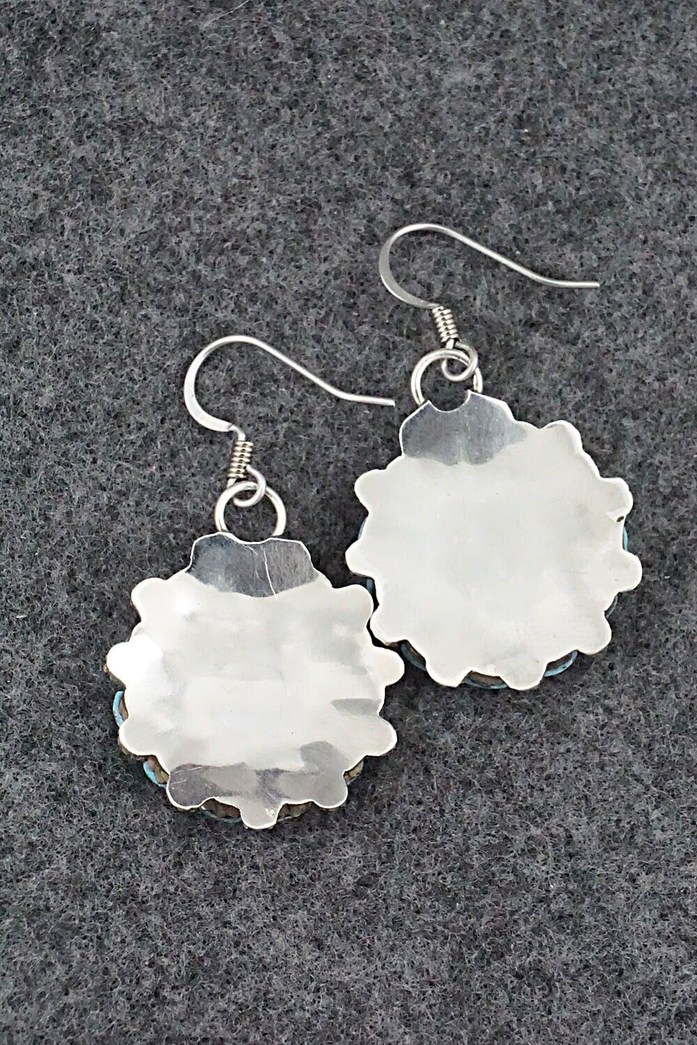 Turquoise & Sterling Silver Earrings - Merlinda Chavez