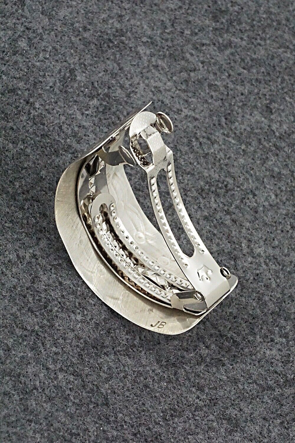 Turquoise & Sterling Silver Hair Barrette - Jolene Begay