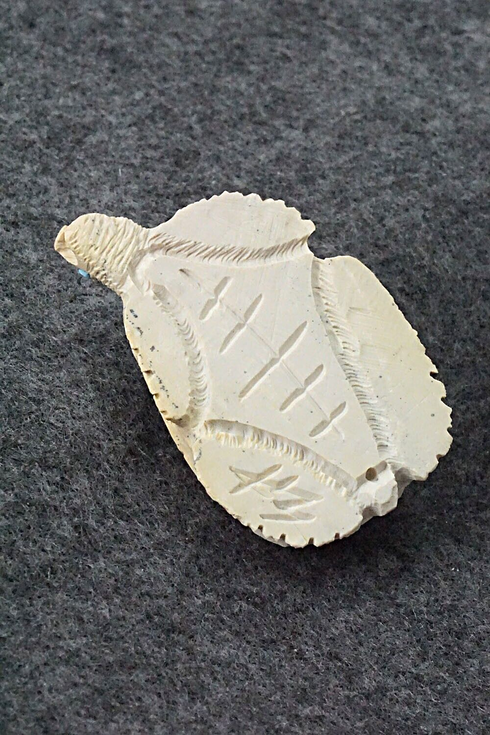 Turtle Zuni Fetish Carving - Adrian Cachini