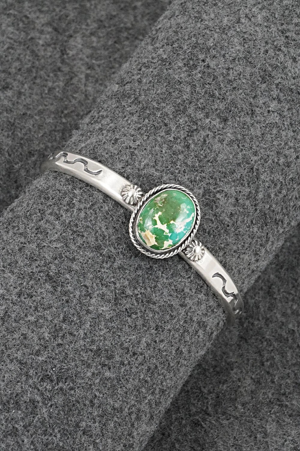 Turquoise & Sterling Silver Bracelet - Samuel Yellowhair