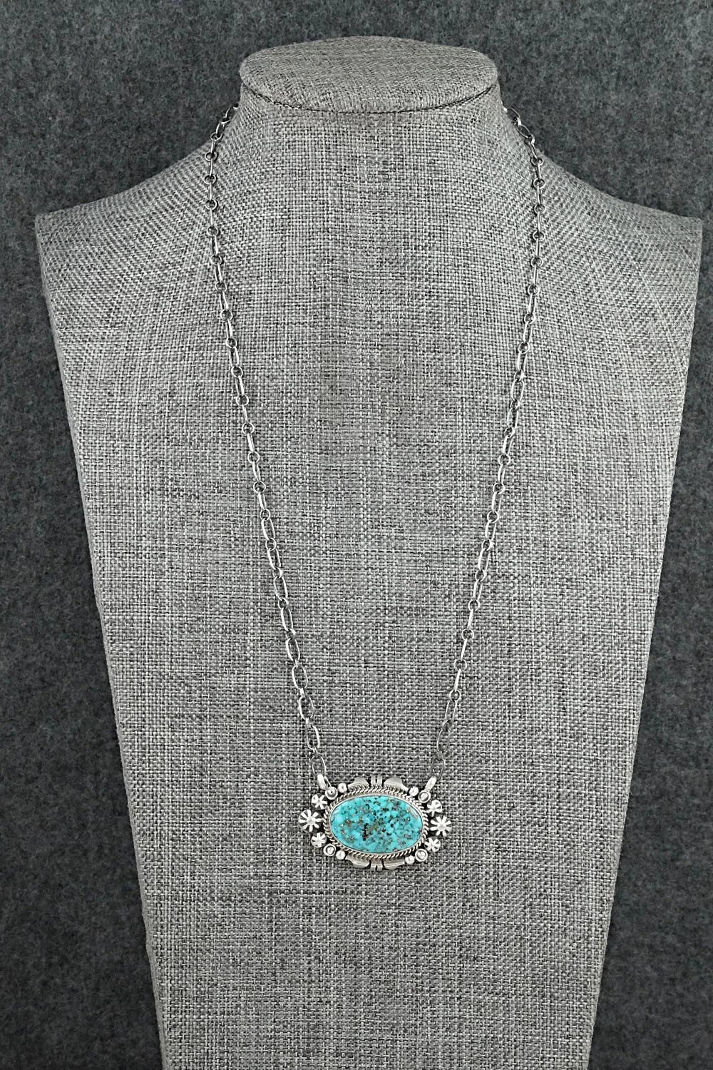 Turquoise & Sterling Silver Necklace - Daniel Benally