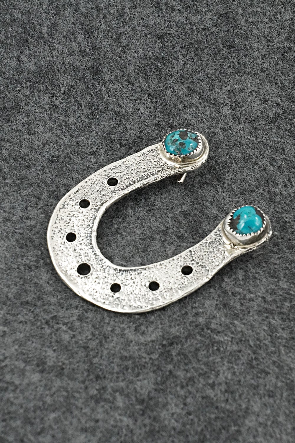 Turquoise & Sterling Silver Pendant - Darius Arviso