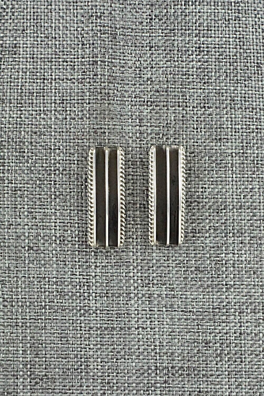 Sterling Silver Earrings - Darrell Yazzie